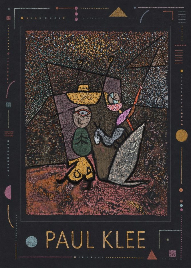 Paul Klee Man, Beast and Plant No1 - Plakát