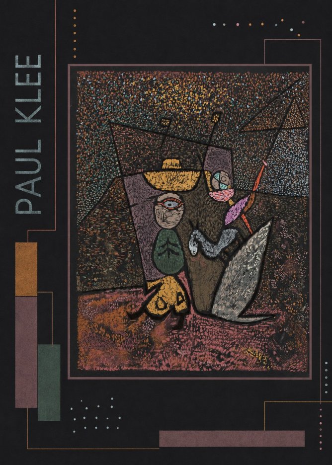 Paul Klee Man, Beast and Plant No2 - Plakát