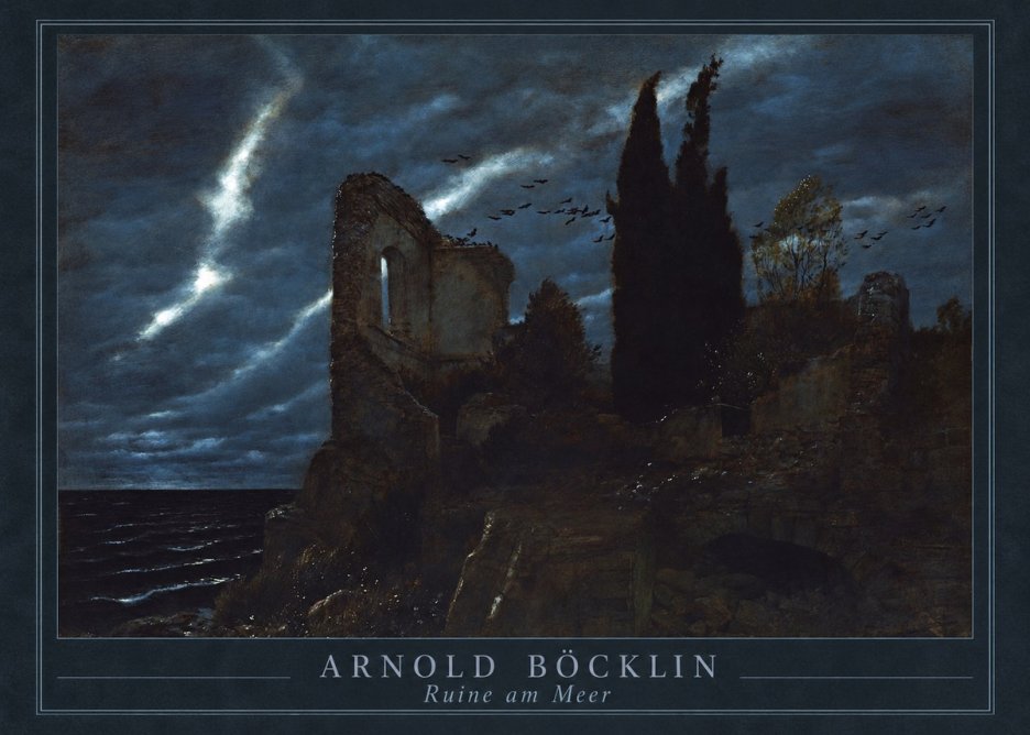 Arnold Böcklin Ruine Am Meer I No1 - Plakát
