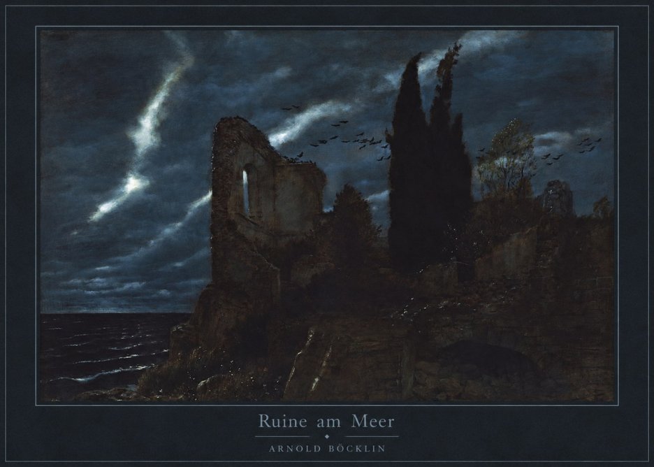 Arnold Böcklin Ruine Am Meer I No4 - Plakát