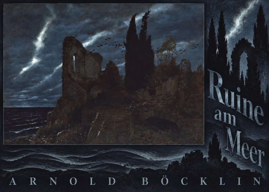 Arnold Böcklin Ruine Am Meer I No6 - Plakát