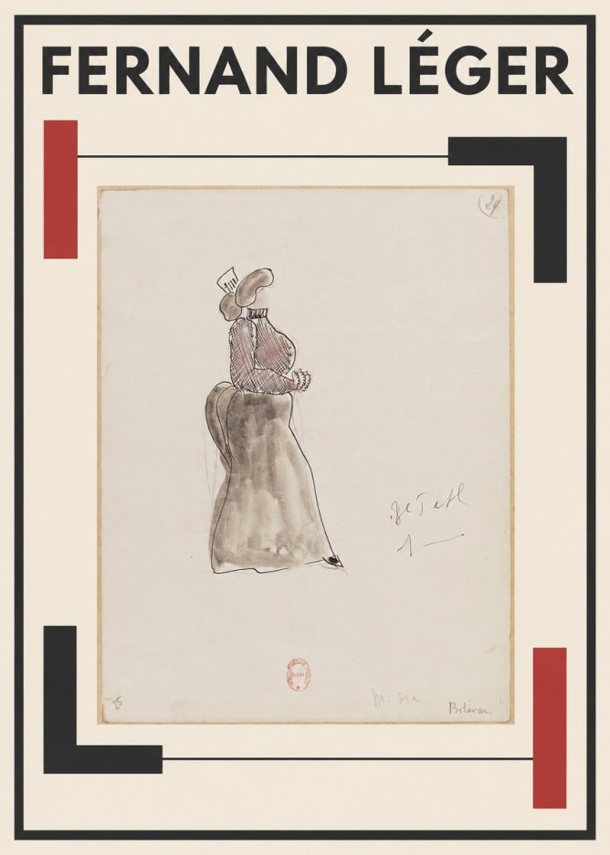 Fernand Léger Misia Billevan No1 - Plakát