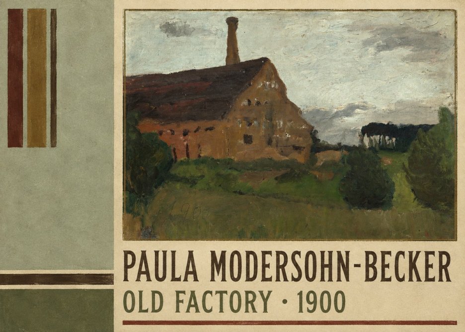 Paula Modersohn-Becker Old Factory No2 - Plakát