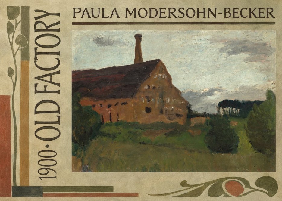 Paula Modersohn-Becker Old Factory No3 - Plakát