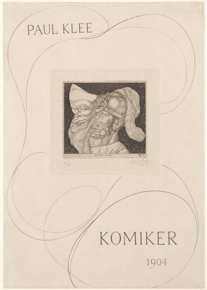 Paul Klee Komiker No3 - Plakát