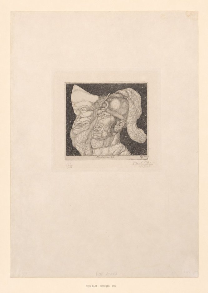 Paul Klee Komiker No6 - Plakát