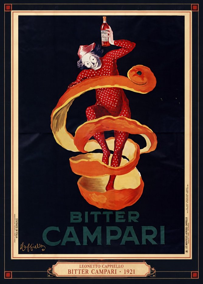 Leonetto Cappiello Bitter Campari I No1 - Plakát