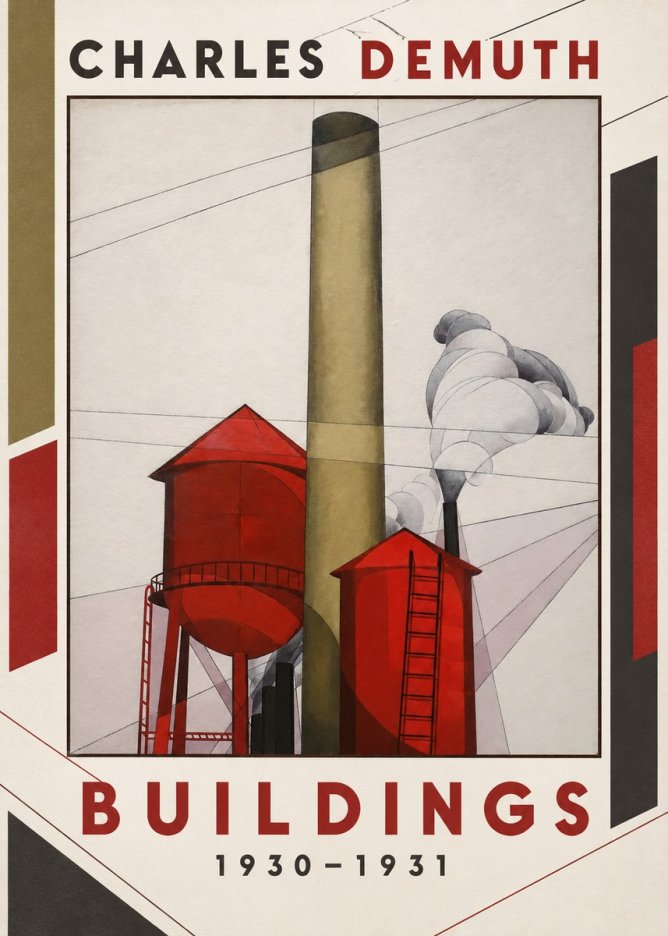Charles Demuth Buildings No1 - Plakát