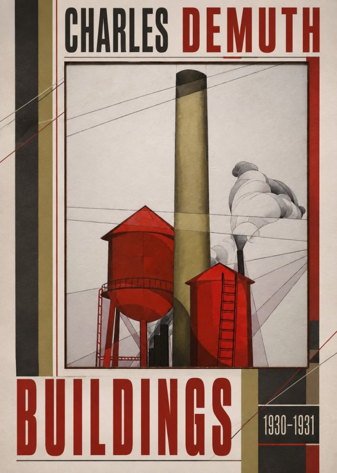 Charles Demuth Buildings No2 - Plakát