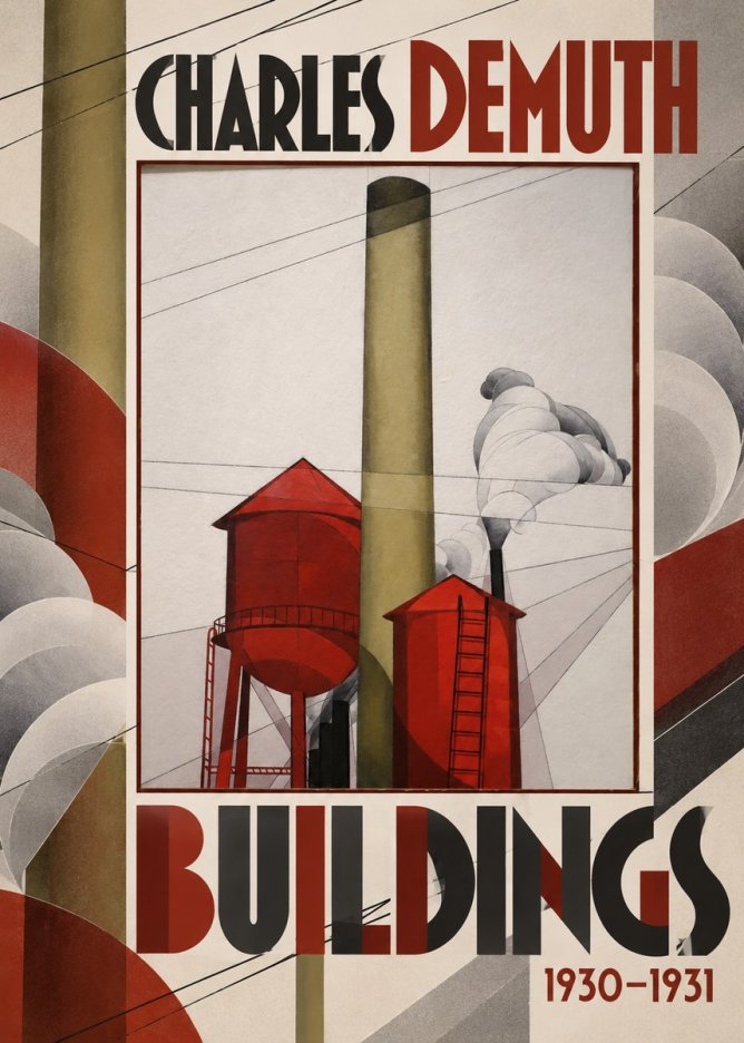 Charles Demuth Buildings No6 - Plakát