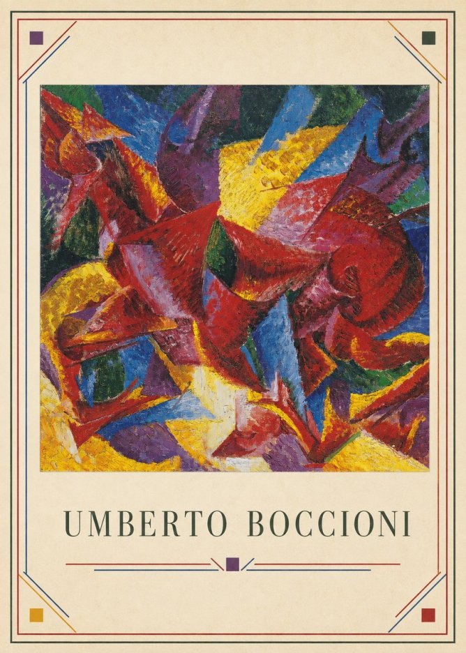 Umberto Boccioni Umberto Boccioni I No3 - Plakát