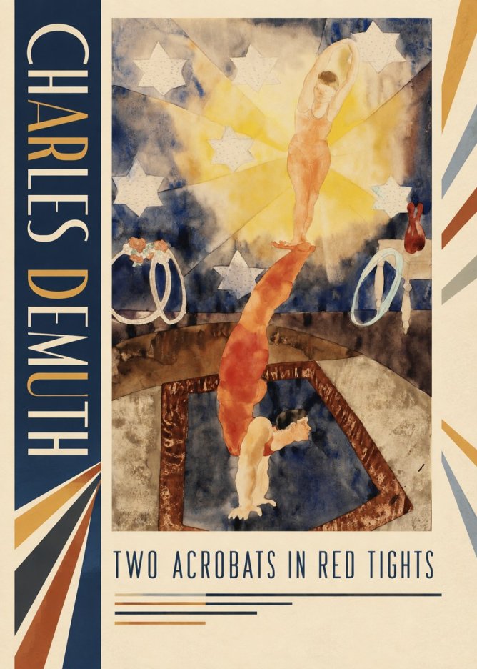 Charles Demuth Two Acrobats in Red Tights No2 - Plakát