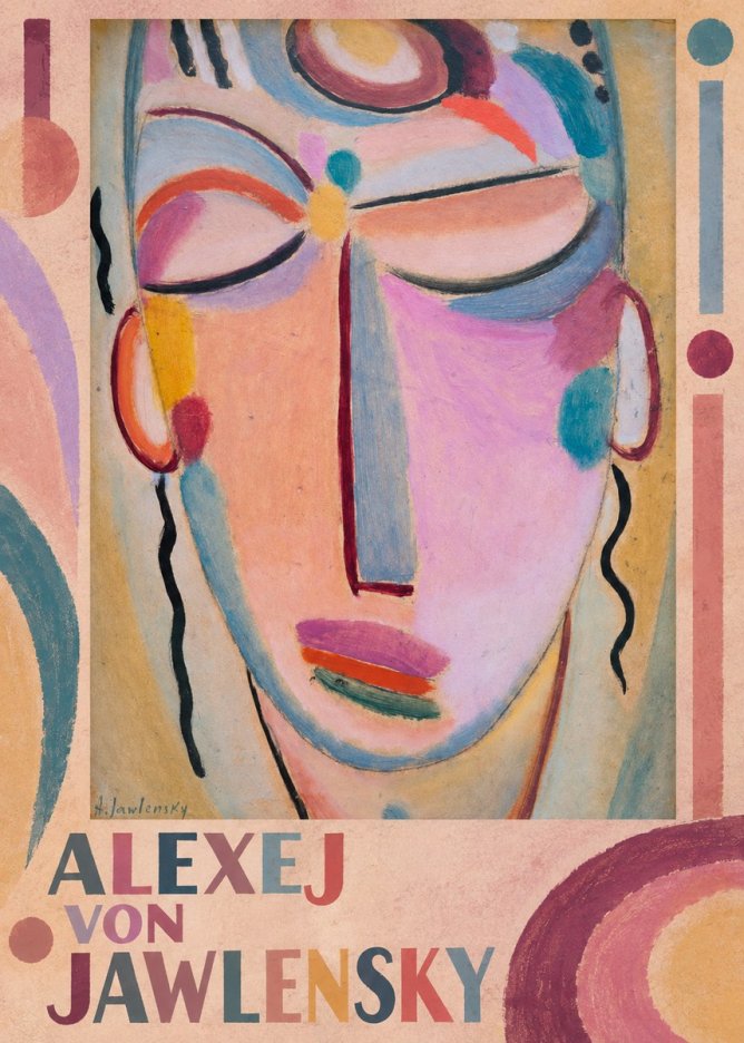 Alexej von Jawlensky Mystic Head No5 - Plakát