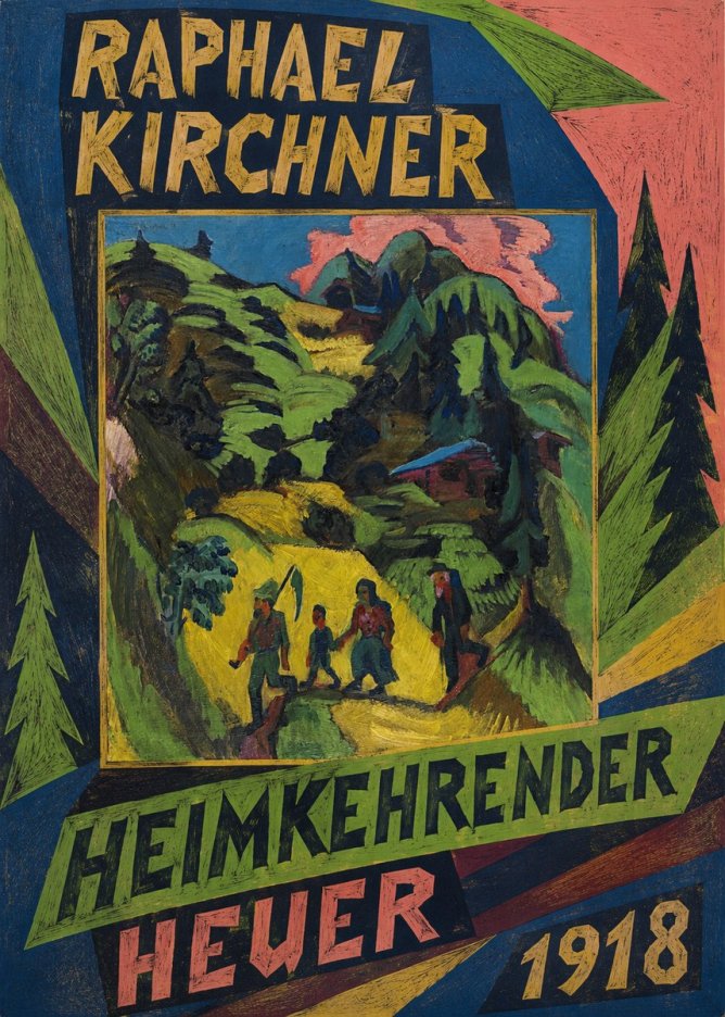 Raphael Kirchner Heimkehrender Heuer No6 - Plakát