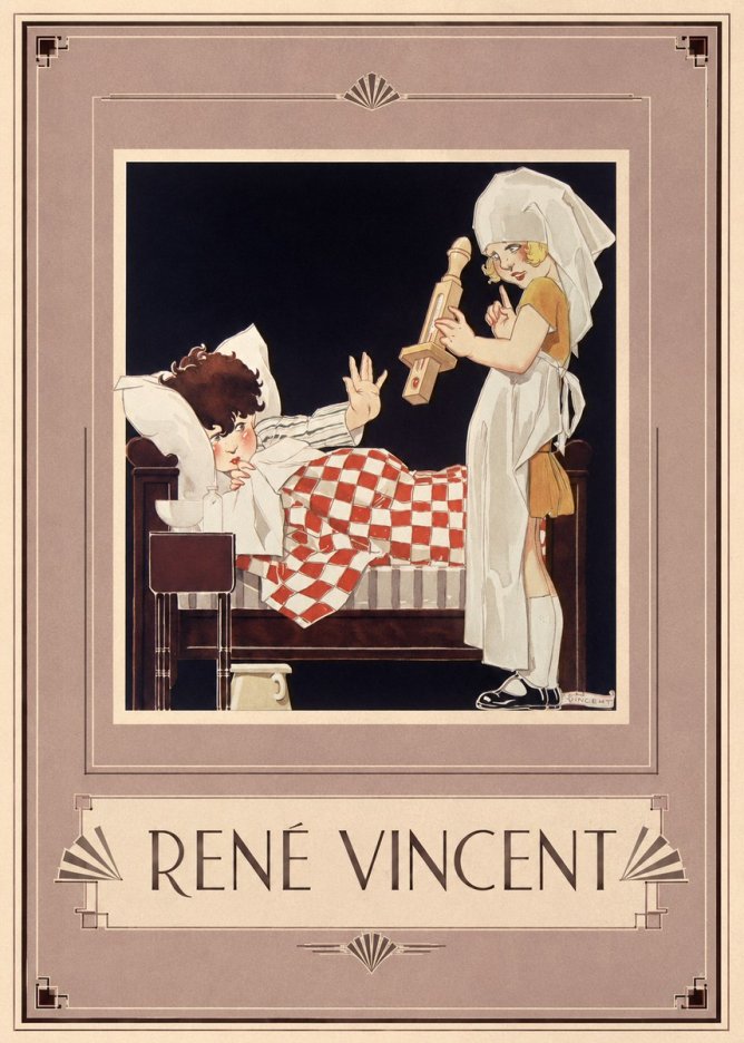 René Vincent The Little Patient No1 - Plakát