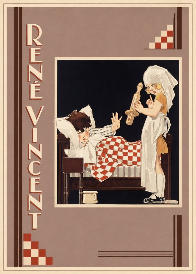 René Vincent The Little Patient No5 - Plakát