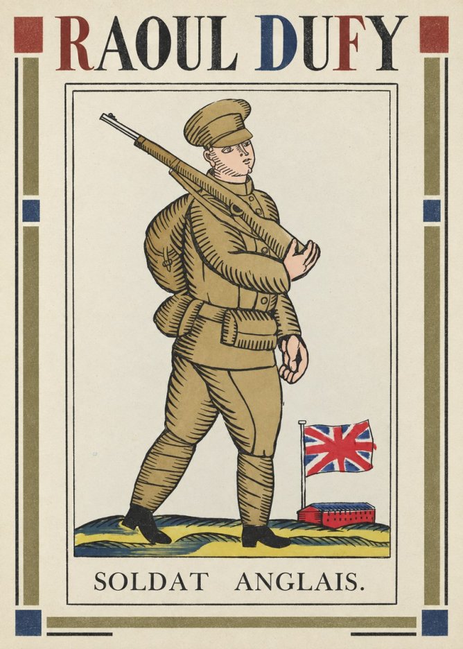 Raoul Dufy Soldat Anglais. No1 - Plakát