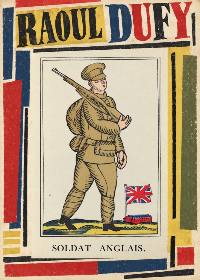 Raoul Dufy Soldat Anglais. No3 - Plakát