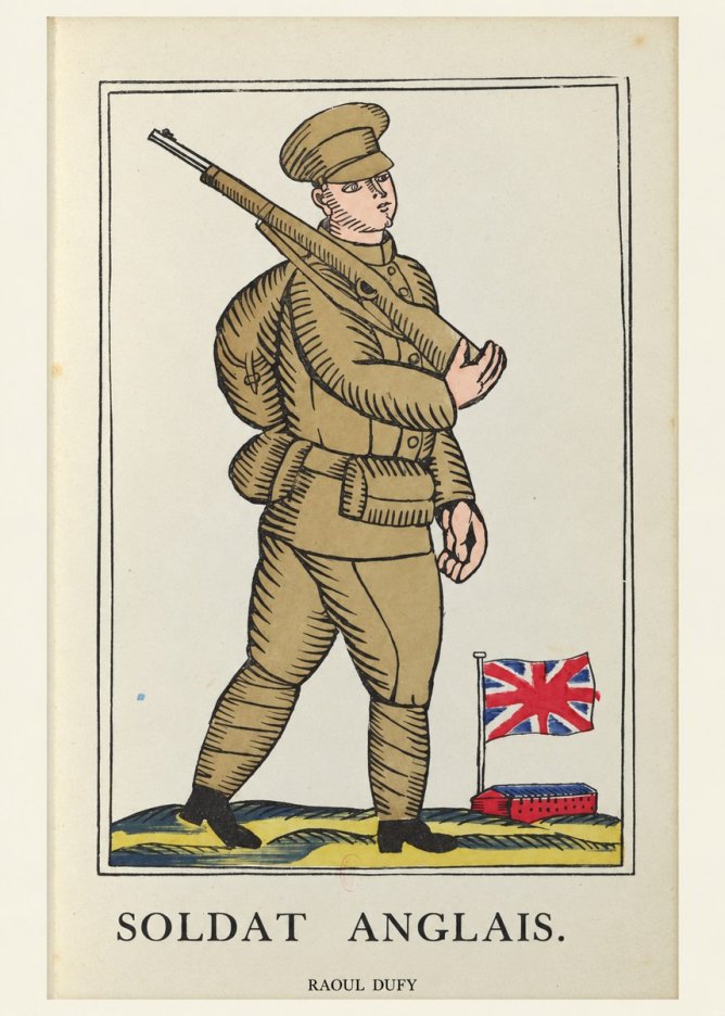 Raoul Dufy Soldat Anglais. No6 - Plakát