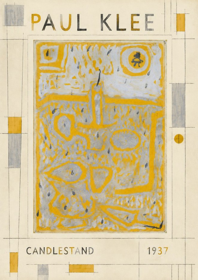 Paul Klee Candlestand No3 - Plakát