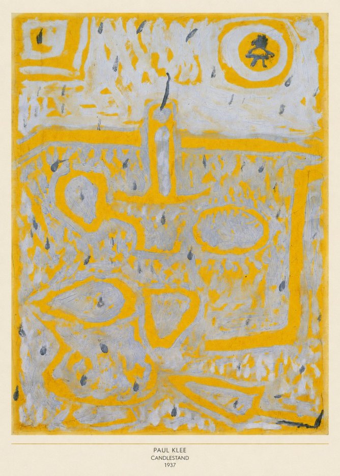 Paul Klee Candlestand No5 - Plakát