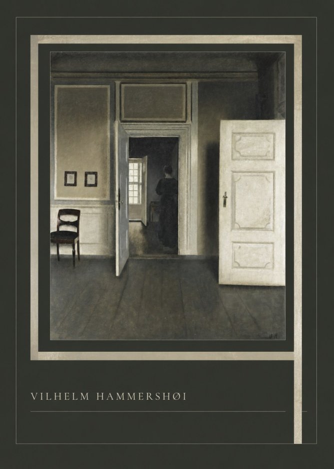 Vilhelm Hammershøi Interior, Strandgade 30 I No3 - Plakát
