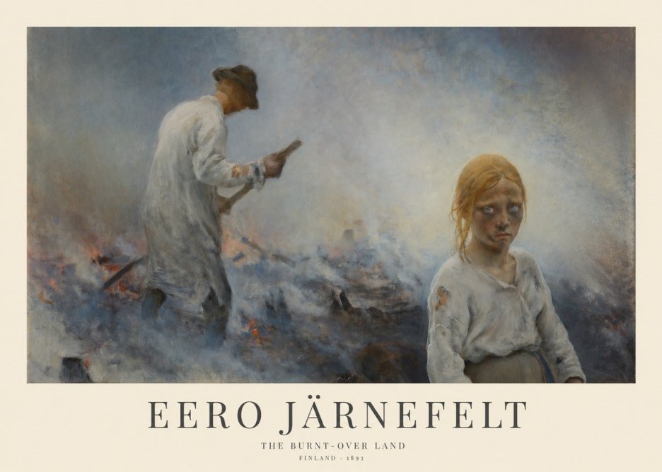 Eero Järnefelt The Burnt-over Land No1 - Plakát
