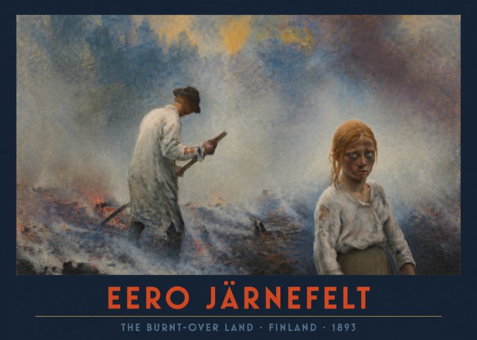 Eero Järnefelt The Burnt-over Land No2 - Plakát