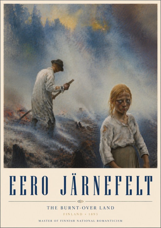 Eero Järnefelt The Burnt-over Land No6 - Plakát
