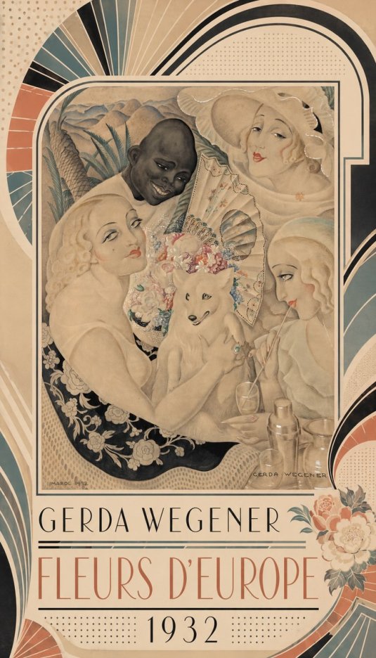 Gerda Wegener Fleurs D'europe No5 - Plakát