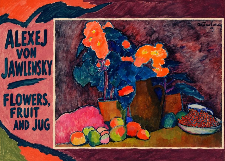 Alexej von Jawlensky Flowers, Fruit and Jug No5 - Plakát