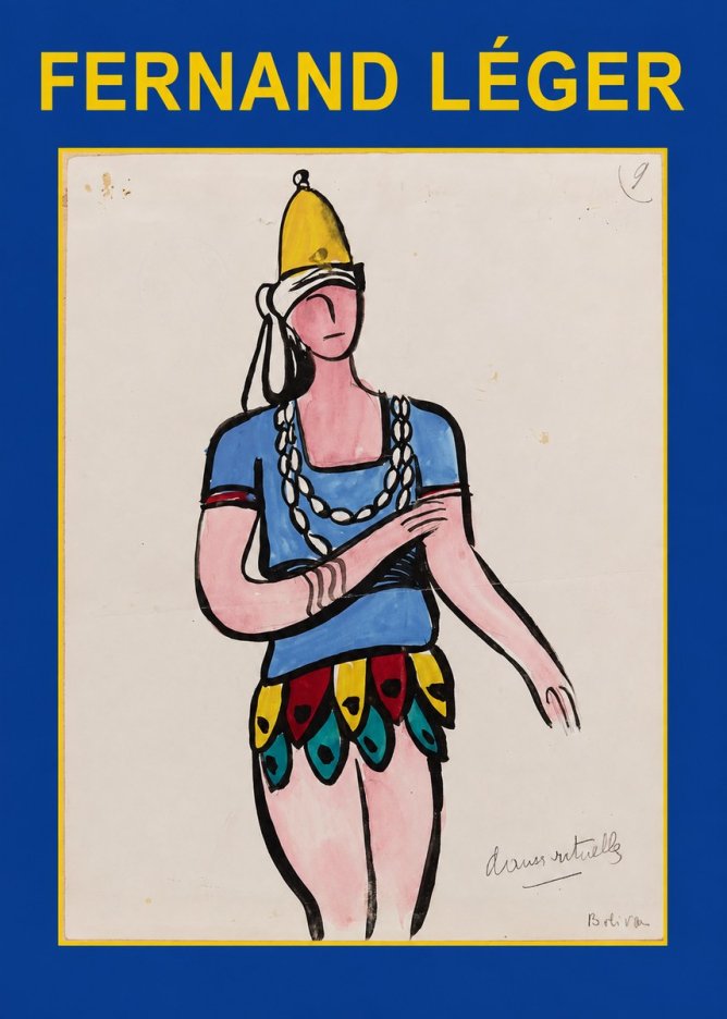 Fernand Léger Danse Rituelle No1 - Plakát
