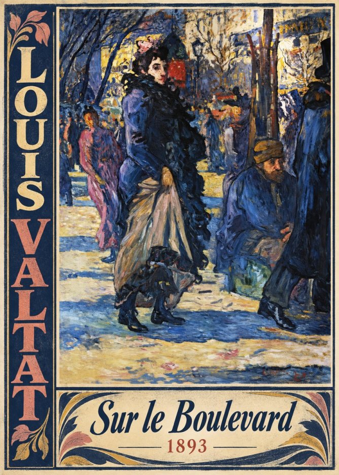 Louis Valtat Sur Le Boulevard No3 - Plakát