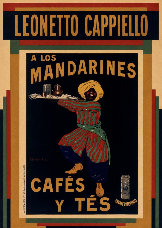 Leonetto Cappiello A Los Mandarines No2 - Plakát