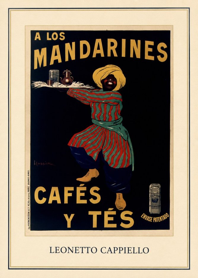 Leonetto Cappiello A Los Mandarines No4 - Plakát