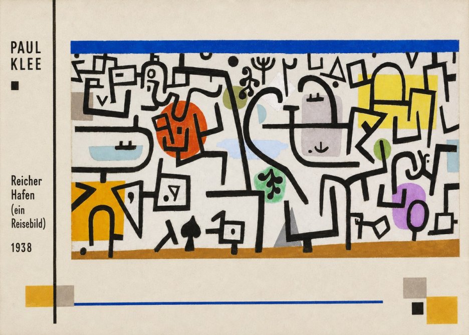 Paul Klee Reicher Hafen (Ein Reisebild) II No3 - Plakát