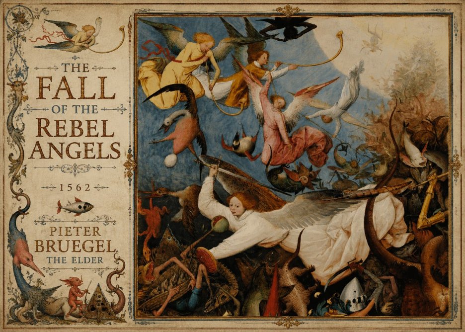 Pieter Bruegel The Fall of the Rebel Angels II No2 - Plakát