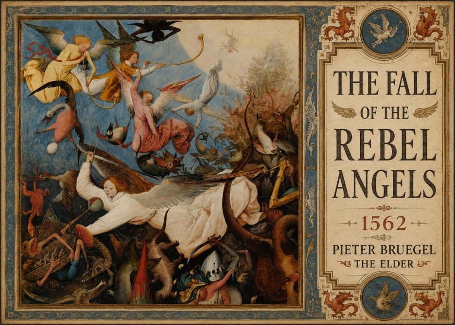 Pieter Bruegel The Fall of the Rebel Angels II No3 - Plakát