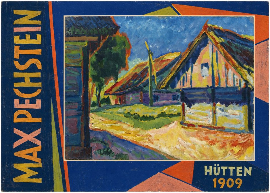 Max Pechstein Hütten 1909 No2 - Plakát