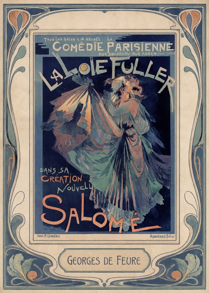 Georges de Feure Salomé II No1 - Plakát