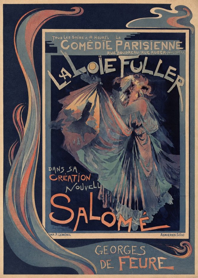 Georges de Feure Salomé II No3 - Plakát