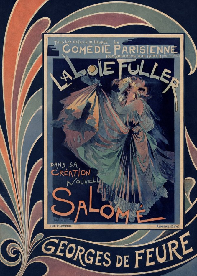 Georges de Feure Salomé II No5 - Plakát