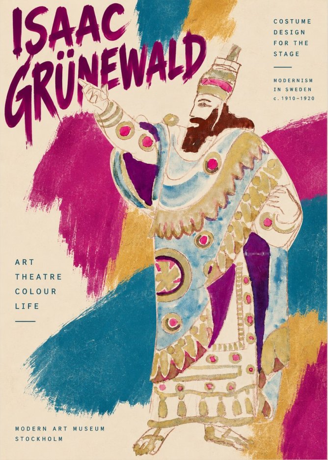 Isaac Grünewald The Theatre Lives No2 - Plakát