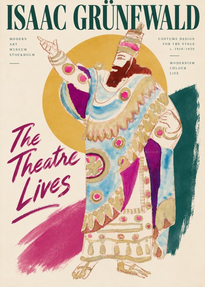Isaac Grünewald The Theatre Lives No5 - Plakát