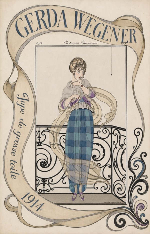 Gerda Wegener Jupe De Grosse Toile No5 - Plakát