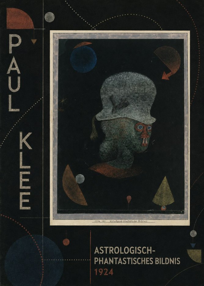 Paul Klee Astrologisch-phantastisches Bildnis No3 - Plakát