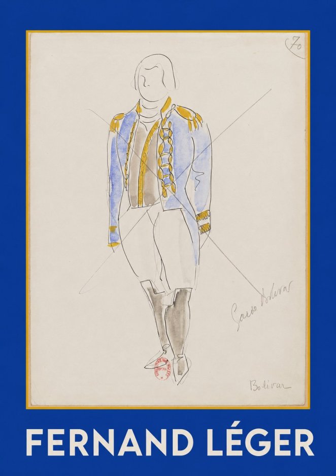 Fernand Léger Bolivar VII No2 - Plakát
