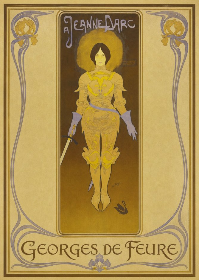 Georges de Feure À Jeanne D'arc No1 - Plakát