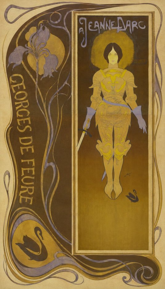 Georges de Feure À Jeanne D'arc No2 - Plakát