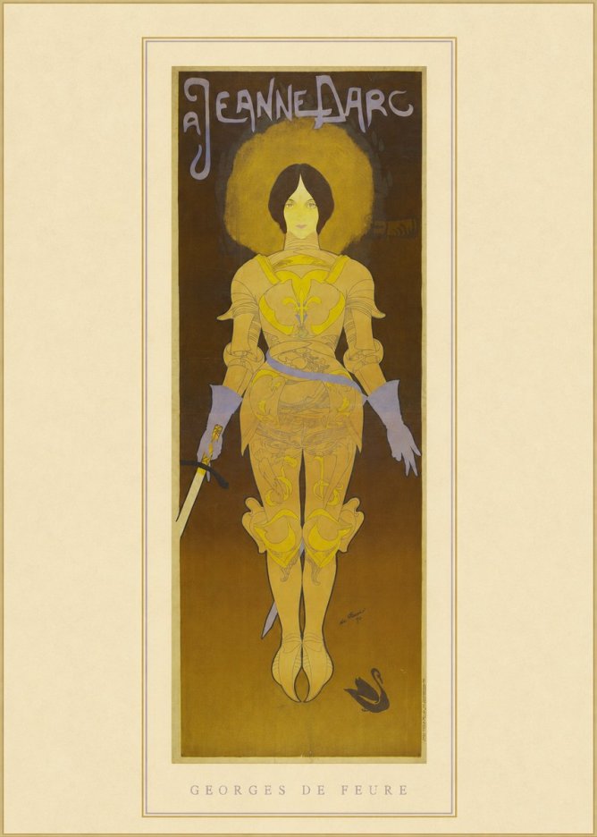 Georges de Feure À Jeanne D'arc No4 - Plakát